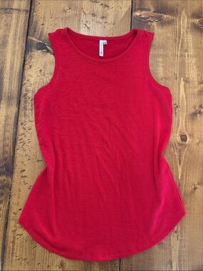 Banana Republic Red Sleeveless Tank Top